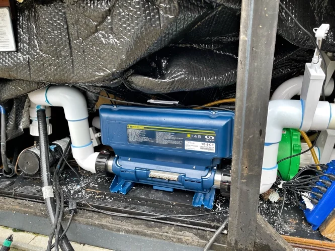 Control system upgrade for this Hydropool hot tub (image 3 of 6)