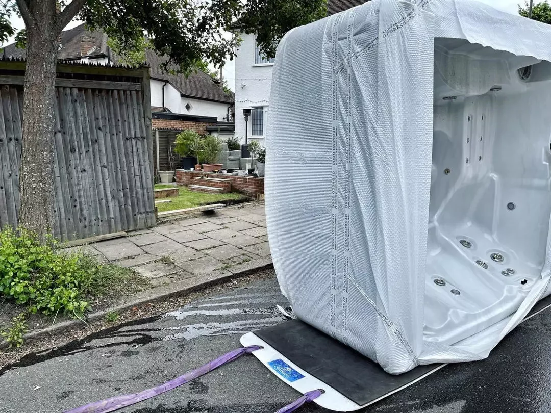 Hot tub relocation